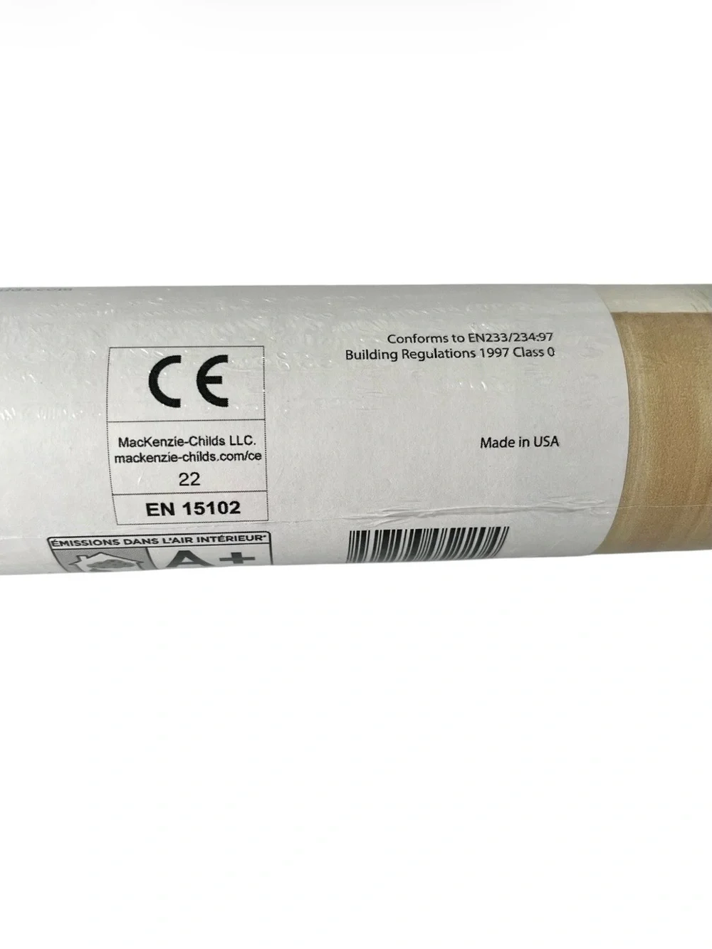 MacKenzie-Childs Parchment Check Wallpaper NEW 56 Sq Ft 36500-140